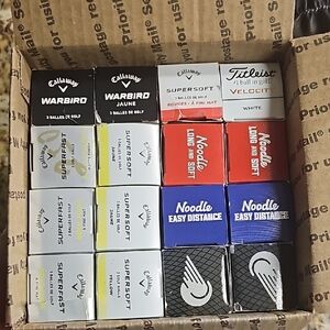 Callaway Titleist Noodle And Wilson Golf Balls Assortment
